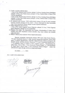 AFYONKARAHİSAR İLİ, ŞUHUT İLÇESİ, AKYUVA MAHALLESİ 1 NOLU GECEKONDU ÖNLEME BÖLGESİ İMAR PLANI