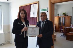 BAŞKAN ÖZAŞKIN MAZBATASINI ALDI