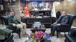 İLÇE SAĞLIK MÜDÜRÜ BABAOĞLU’NDAN BAŞKAN ÖZAŞKIN’A ZİYARET