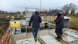 BAŞKAN ÖZAŞKIN ATIK SU ARITMA TESİSİ’Nİ ZİYARET ETTİ