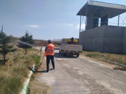 İlçemizde 2. Larvasit ilaçlaması Devam Etmektedir.