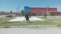 ŞUHUT’TA PARK VE YEŞİL ALANLARDA YOĞUN ÇALIŞMA