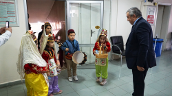 MİNİK DAVULCULARDAN BAŞKAN ÖZAŞKIN’A RAMAZAN SÜRPRİZİ