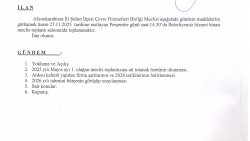 ŞUHUT ÇEVRE HİZMETLERİ BİRLİĞİ MECLİS TOPLANTI İLANI 