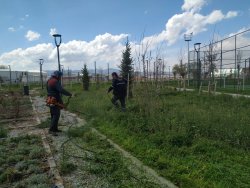 İlkbaharın gelişiyle birlikte  geniş kapsamlı bakım, onarım ve temizlik çalışmaları devam ediyor