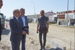 Şuhut Sanayi Sitesi Ana Caddesinde Yol Düzenleme Çalışmaları Başladı