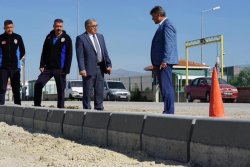 Şuhut Sanayi Sitesi Ana Caddesinde Yol Düzenleme Çalışmaları Başladı