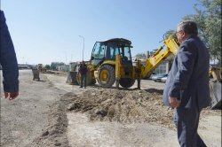 Şuhut Sanayi Sitesi Ana Caddesinde Yol Düzenleme Çalışmaları Başladı