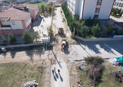 İlçemiz Genelinde Kilit Parke Döşeme Çalışmaları Devam Ediyor