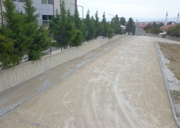 ŞUHUT’ da Kilit Parke Taş Döşemeleri Tüm Hızıyla Sürüyor