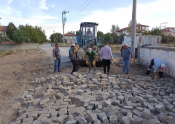 STADYUM YOL GENİŞLETME ÇALIŞMALARI DEVAM EDİYOR