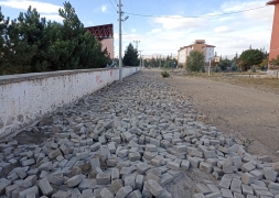 STADYUM YOL GENİŞLETME ÇALIŞMALARI DEVAM EDİYOR