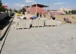 STADYUM YOL GENİŞLETME ÇALIŞMALARI DEVAM EDİYOR