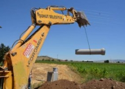 İmara Açılan Alanlarda Kanalizasyon Çalışmaları Devam Ediyor.