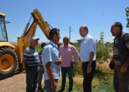 İmara Açılan Alanlarda Kanalizasyon Çalışmaları Devam Ediyor.