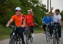 Şuhut'ta Zafer Yolu Bisiklet Turu Düzenlendi.