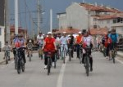Şuhut'ta Zafer Yolu Bisiklet Turu Düzenlendi.