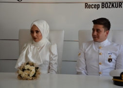 Başkan Bozkurt Genç Çiftin Nikahını Kıydı