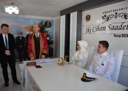 Başkan Bozkurt Genç Çiftin Nikahını Kıydı