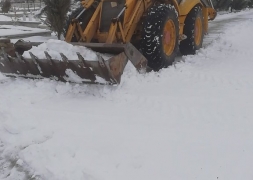İlçemizde Karla Mücadele Devam Ediyor