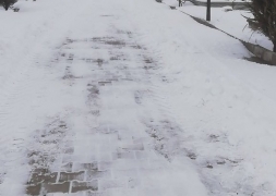 İlçemizde Karla Mücadele Devam Ediyor