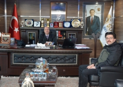 Orman İşletme Şefi Hangişi Başkan Bozkurt'u Ziyaret Etti
