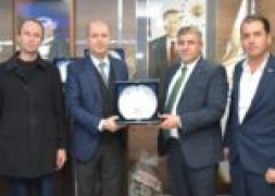 Hizmet-İş Sendika Temsilcilerinden Başkan Bozkurt'a Ziyaret