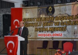 Şuhutlu Şehit ve Gaziler Hatıra Merkezi Açıldı.