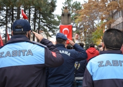 Başkan Bozkurt 10 Kasım Atatürk'ü Anma Törenine Katıldı