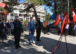 Başkan Recep Bozkurt, Çelenk Sunma Törenine Katıldı