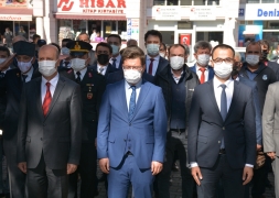 Başkan Recep Bozkurt, Çelenk Sunma Törenine Katıldı