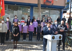 Başkan Recep Bozkurt, Çelenk Sunma Törenine Katıldı