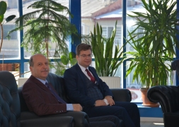 İl Kültür ve Turizm Müdürü Mehmet Tanır Başkan Bozkurt'u ziyaret etti