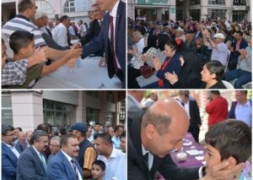 Şuhut'ta Resmi Bayramlaşma Töreni