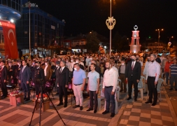 Şuhut'ta 15 Temmuz Büyük Coşku İle Kutlandı.