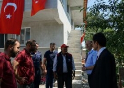 Gazi Ahmet Karakuş Babaevinde Ziyaret Edildi.