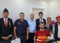 Gazi Ahmet Karakuş Babaevinde Ziyaret Edildi.