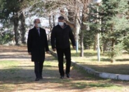 Başkan Bozkurt Hisar Parkında İncelemelerde Bulundu.