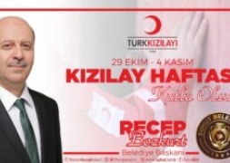 Başkan Bozkurt'tan Kızılay Haftası Mesajı