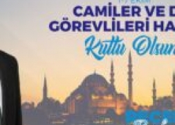 Başkan Bozkurt'tan, Camiler ve Din Görevlileri Haftası Mesajı