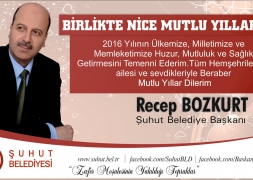 Başkan Bozkurt, 2015 Yılını Değerlendirdi