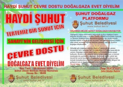 DOĞALGAZ İÇİN 1407 ABONE YETERLİ