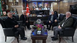 METEOROLOJİ HEYETİNDEN BAŞKAN ÖZAŞKIN’A NEZAKET ZİYARETİ