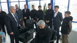 ŞUHUT BELEDİYESİ’NDE BAYRAMLAŞMA TÖRENİNE YOĞUN İLGİ