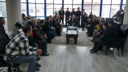 ŞUHUT BELEDİYESİ’NDE BAYRAMLAŞMA TÖRENİNE YOĞUN İLGİ