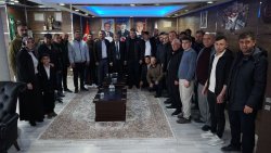 ŞUHUT BELEDİYESİ’NDE BAYRAMLAŞMA TÖRENİNE YOĞUN İLGİ