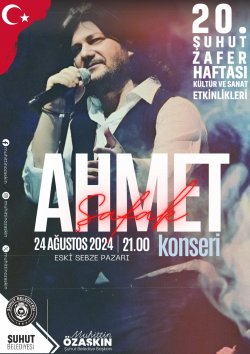 20. Şuhut Zafer Haftası Kültür ve Sanat Etkinlikleri Başlıyor