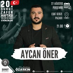 20. Şuhut Zafer Haftası Kültür ve Sanat Etkinlikleri Başlıyor