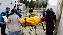 ŞUHUT BELEDİYESİ EKİPLERİMİZ HASTANE TATBİKATINA DESTEK VERDİ