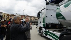 ŞUHUT BELEDİYESİ FİLOMUZA 36 TONLUK TANKER EKLENDİ